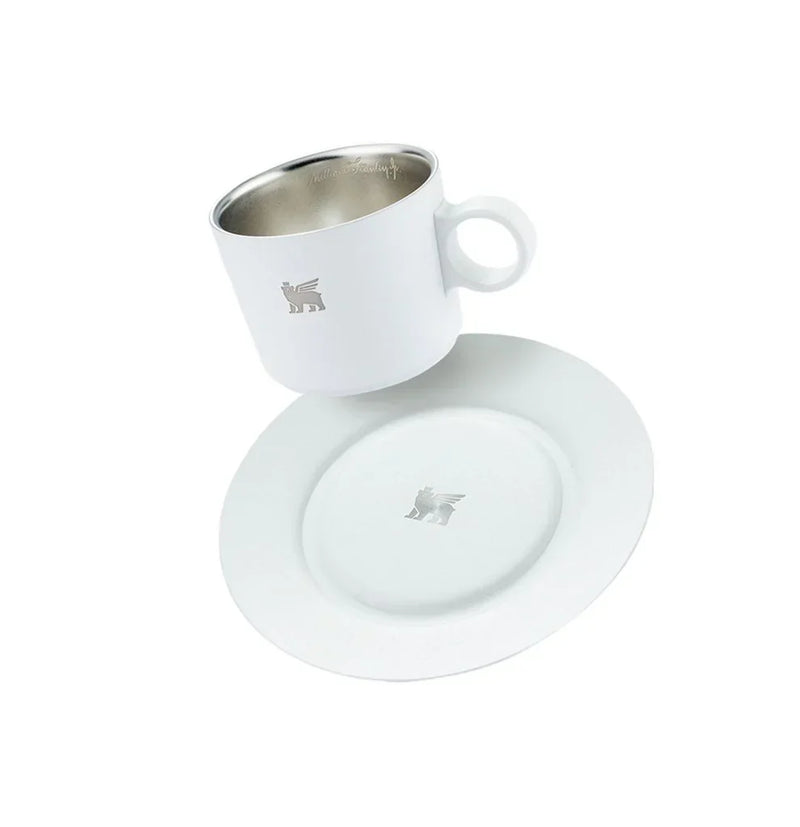 Caneca Daybreak Cappuccino com Pires Pale Stone | 192ML