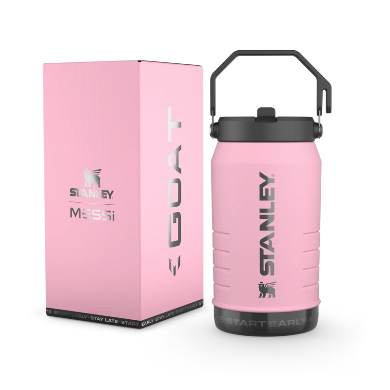 Jug Térmica Flip Straw Pink Messi | 1.9L