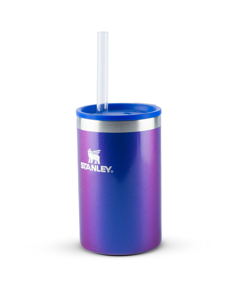 Can Cooler com canudo Sapphire Shimmer | 296ML
