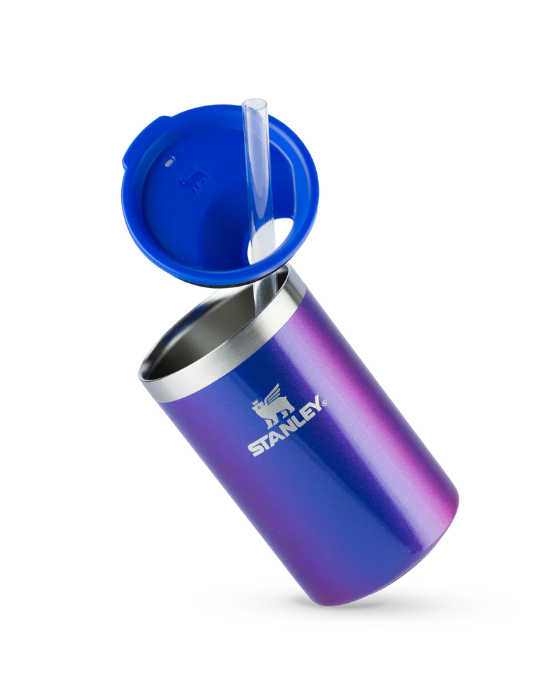 Can Cooler com canudo Sapphire Shimmer | 296ML