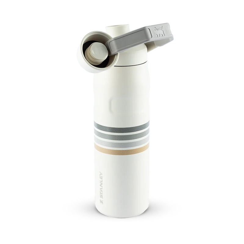Garrafa Térmica Aerolight Fast Flow Varsity Cream Ash Stripes | 710ml