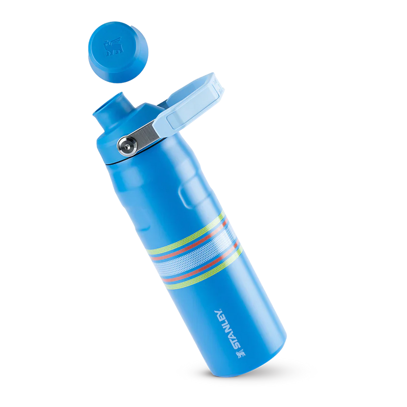Garrafa Térmica Aerolight Fast Flow Varsity Azure Stripes | 710ml