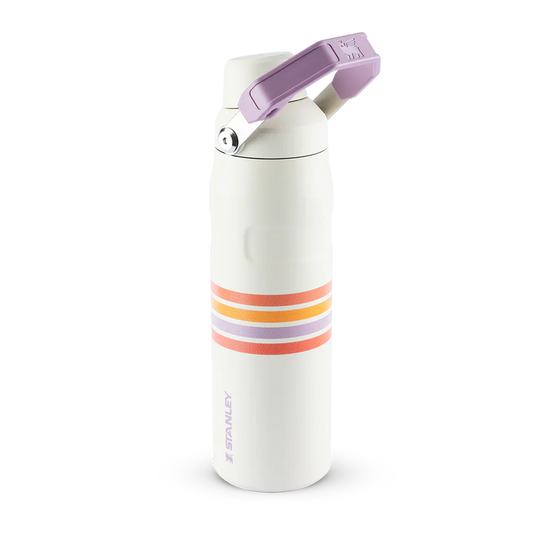 Garrafa Térmica Aerolight Fast Flow Varsity Cream Lilac Stripes | 710ml