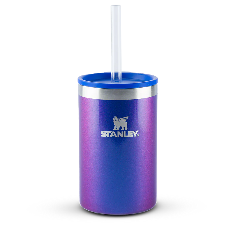 Can Cooler com canudo Sapphire Shimmer | 296ML